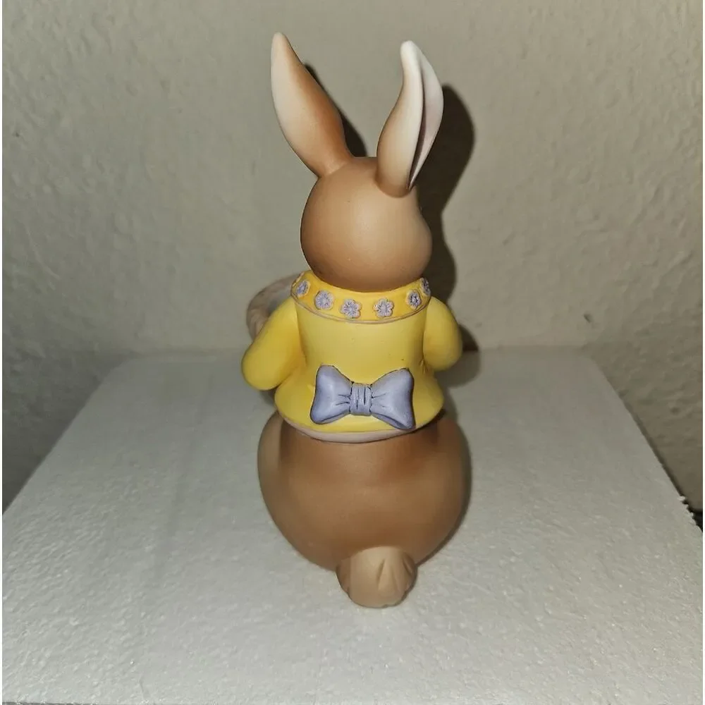 PartyLite Easter Bunny Bertie & Bea Votive Candle Holder Holiday Table Decor Set
